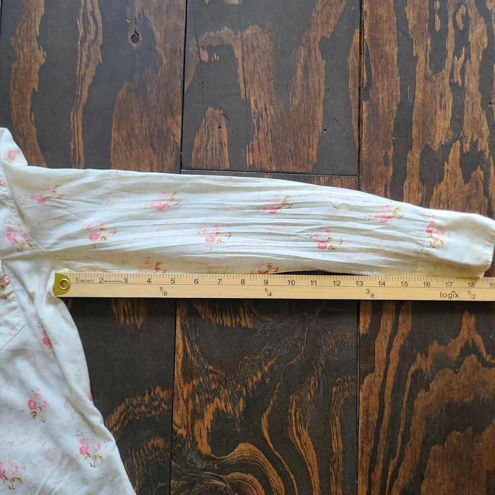 VTG Polo Jeans Co Ralph Lauren Western Shirt Small Pink Floral Pearl Snap Y2K - Picture 5 of 8